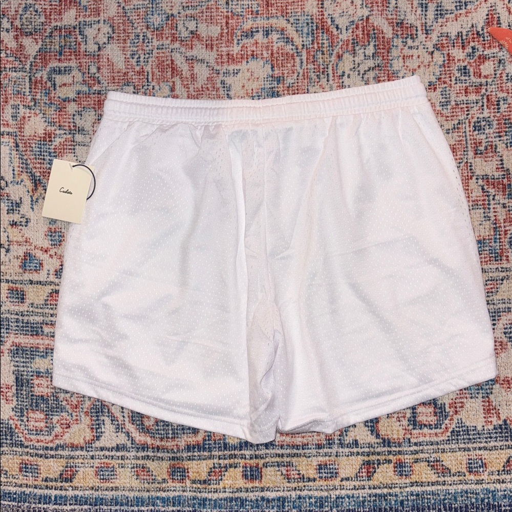 Cadets Men’s Check Out Mesh Shorts in White SZ L NWT - Picture 2 of 3